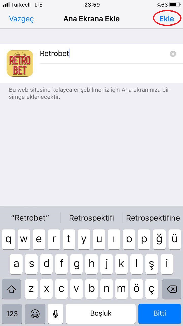 Retrobet iOS